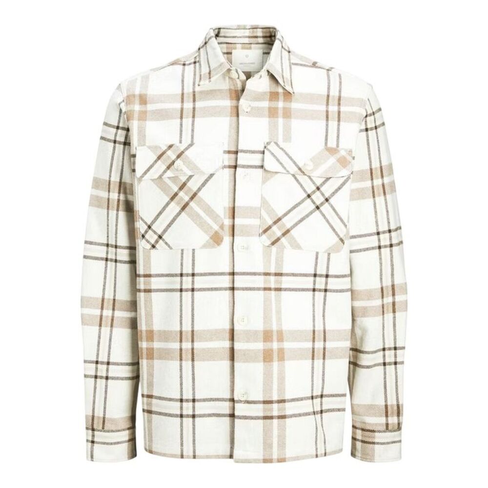 Jack And Jones Mens Raymond Shacket / Cloud Dancer